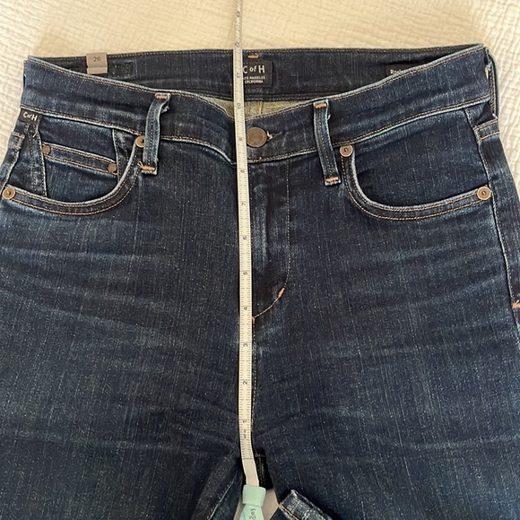 Citizens of Humanity Jeans Womens Size 26 Blue Rocket Crop High Rise Skinny NWOT - Picture 7 of 11